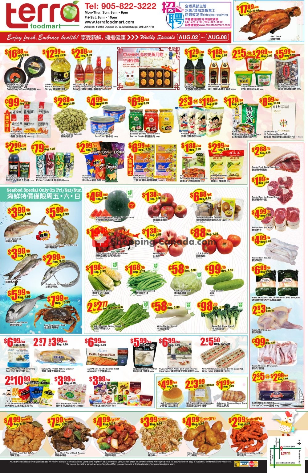 Terra Foodmart flyer from Friday August 2, 2019 to Thursday August 8, 2019 - page 1