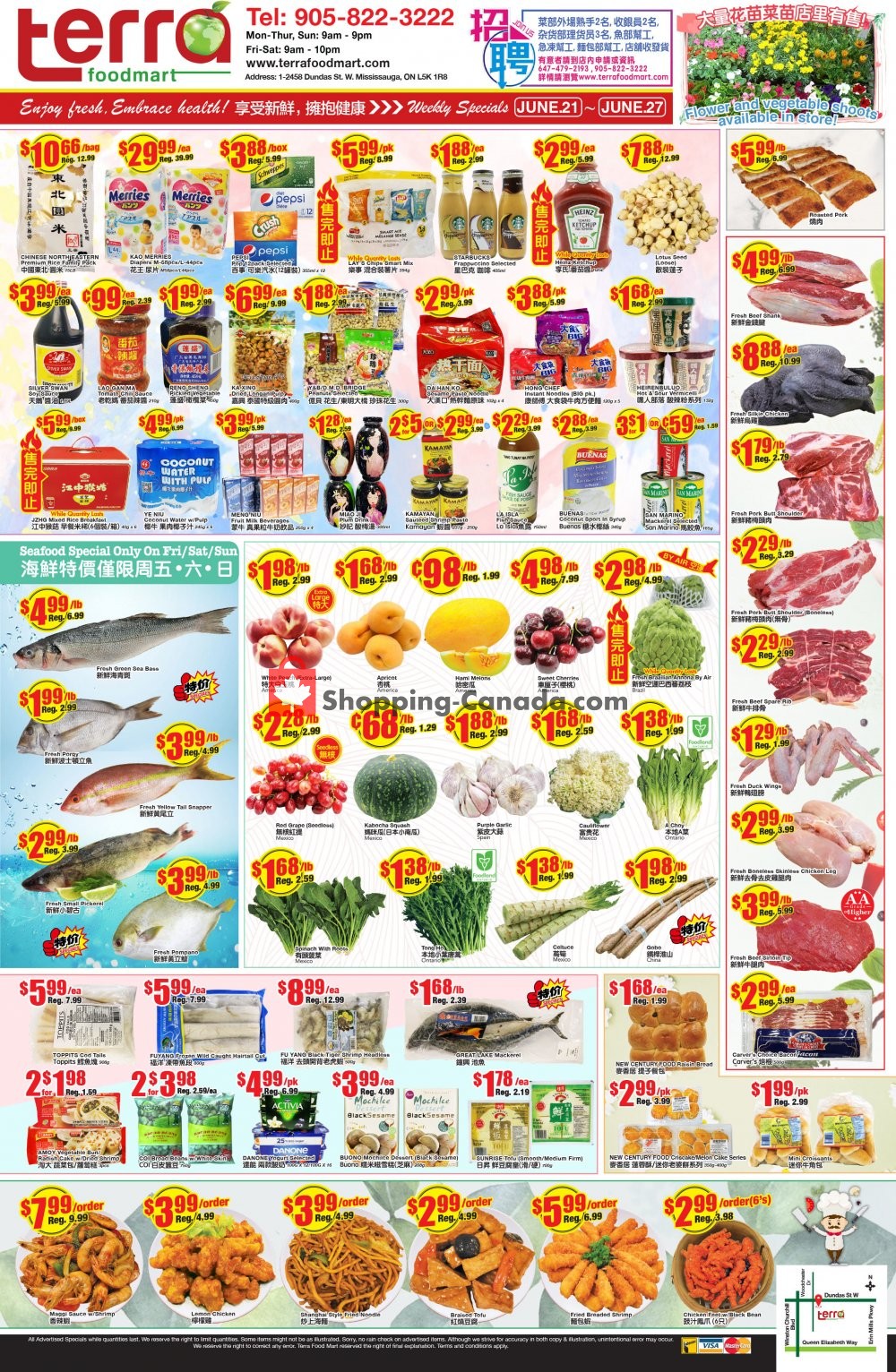 Terra Foodmart flyer from Friday June 21, 2019 to Thursday June 27, 2019 - page 1