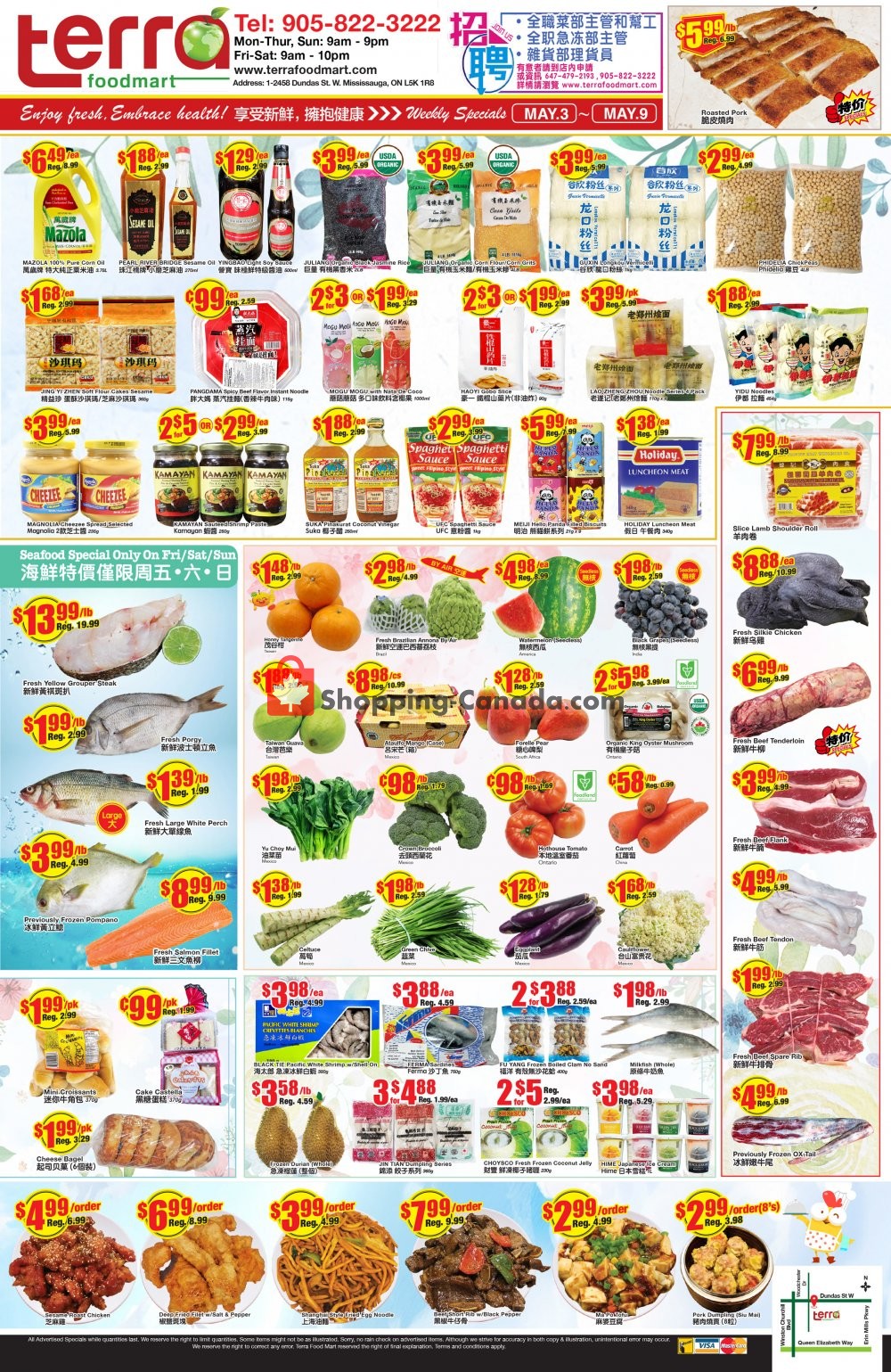 Terra Foodmart flyer from Friday May 3, 2019 to Thursday May 9, 2019 - page 1