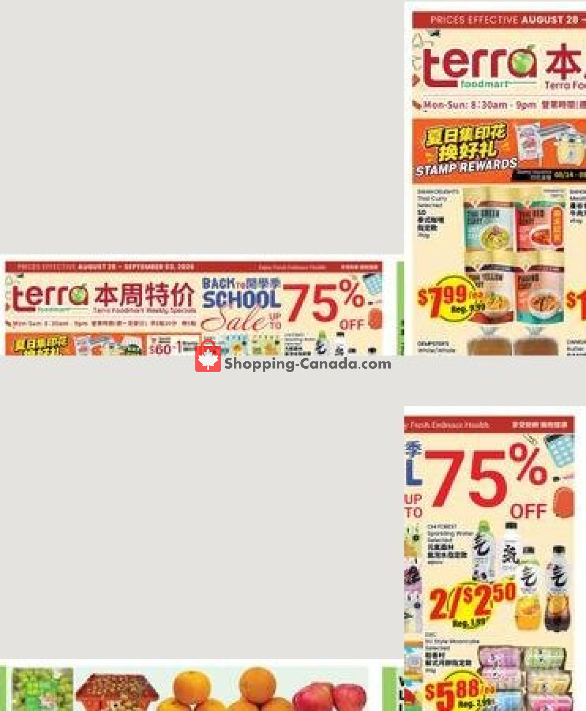 Terra Foodmart flyer from Friday August 28, 2026 to Thursday September 3, 2026 - page 1