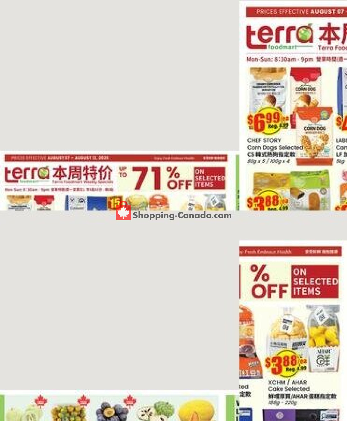 Terra Foodmart flyer from Friday August 7, 2026 to Thursday August 13, 2026 - page 1