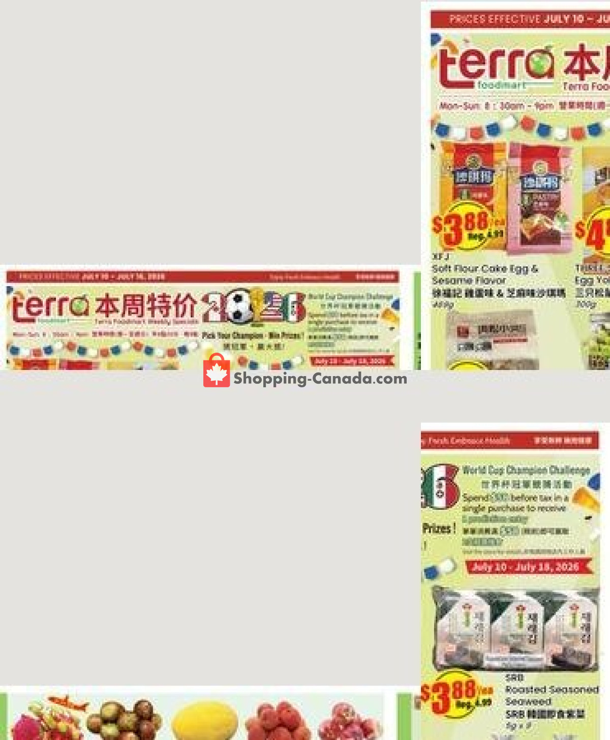 Terra Foodmart flyer from Friday July 10, 2026 to Thursday July 16, 2026 - page 1