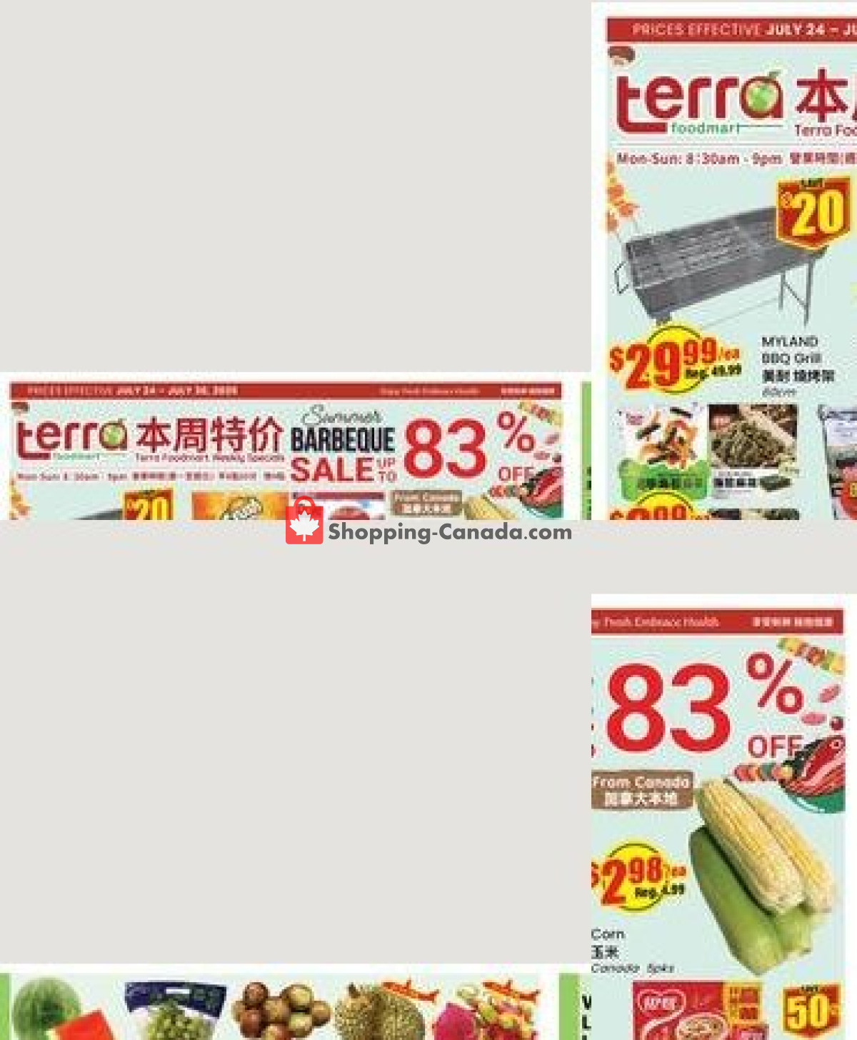 Terra Foodmart flyer from Friday July 24, 2026 to Thursday July 30, 2026 - page 1