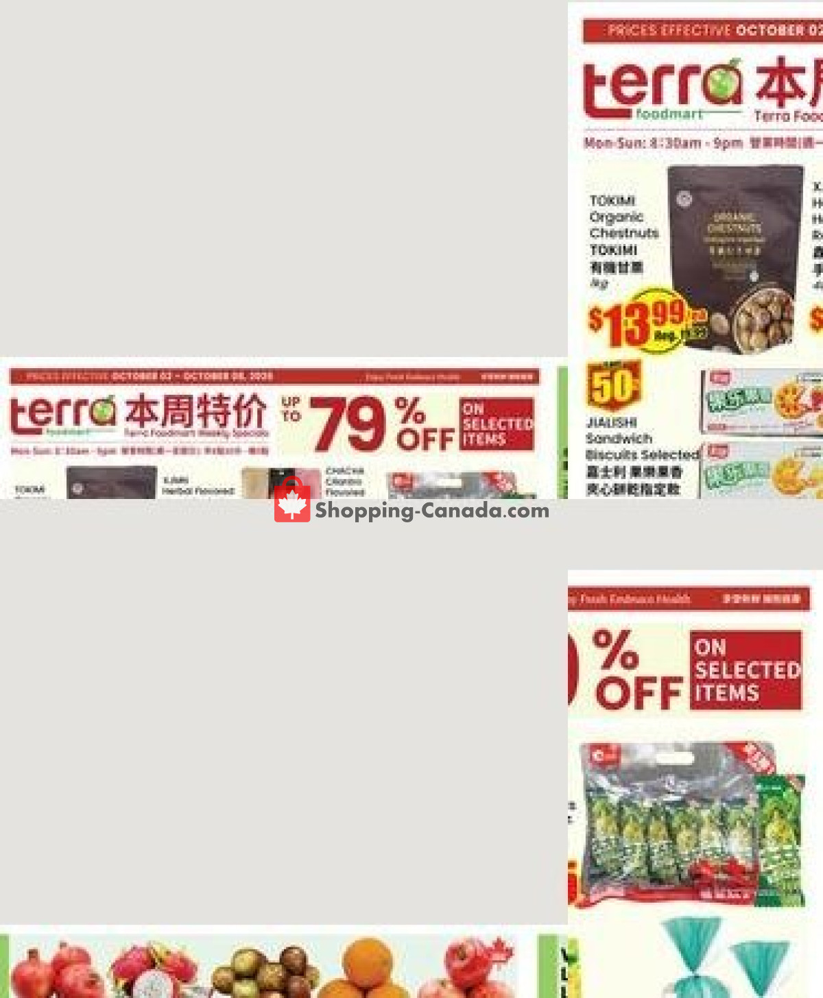 Terra Foodmart flyer from Friday October 2, 2026 to Thursday October 8, 2026 - page 1