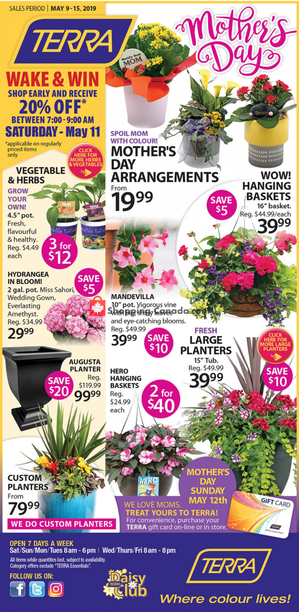 Terra Green Houses flyer from Thursday May 9, 2019 to Wednesday May 15, 2019 - page 1