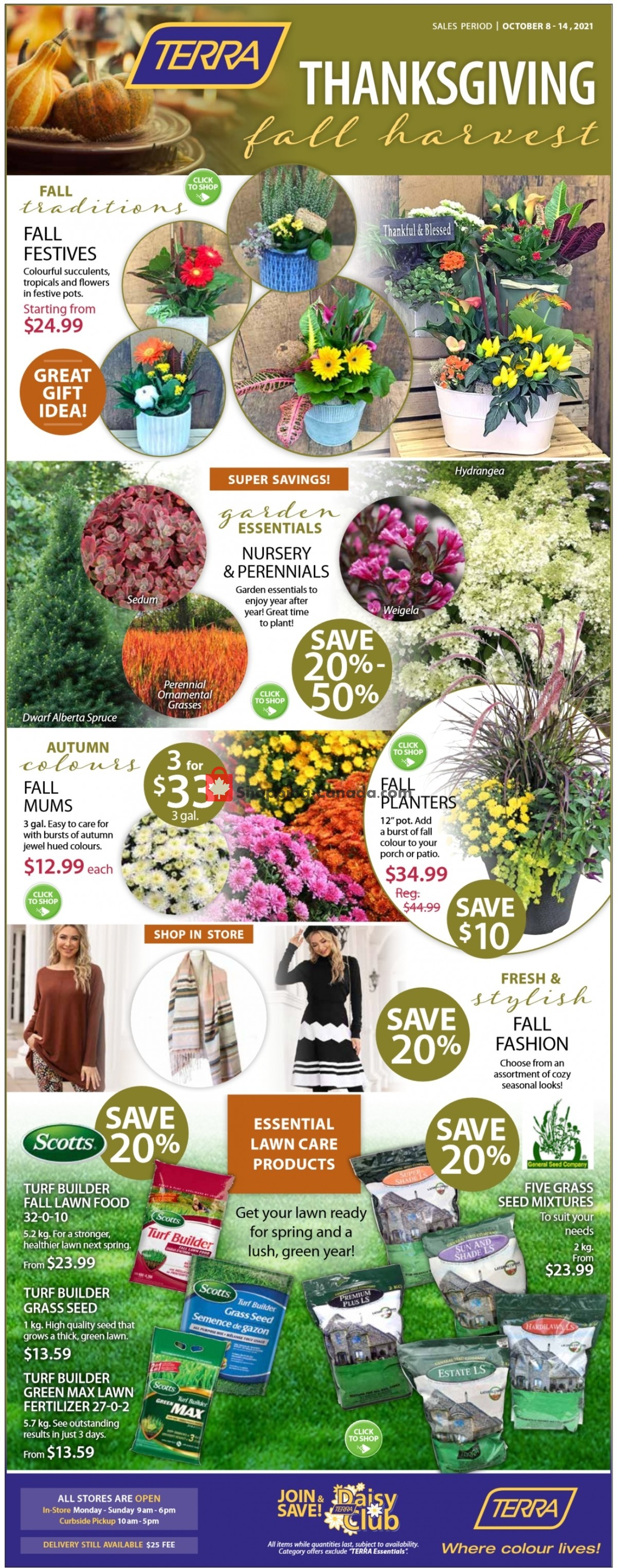 Terra Green Houses flyer from Friday October 8, 2021 to Thursday October 14, 2021 - page 1