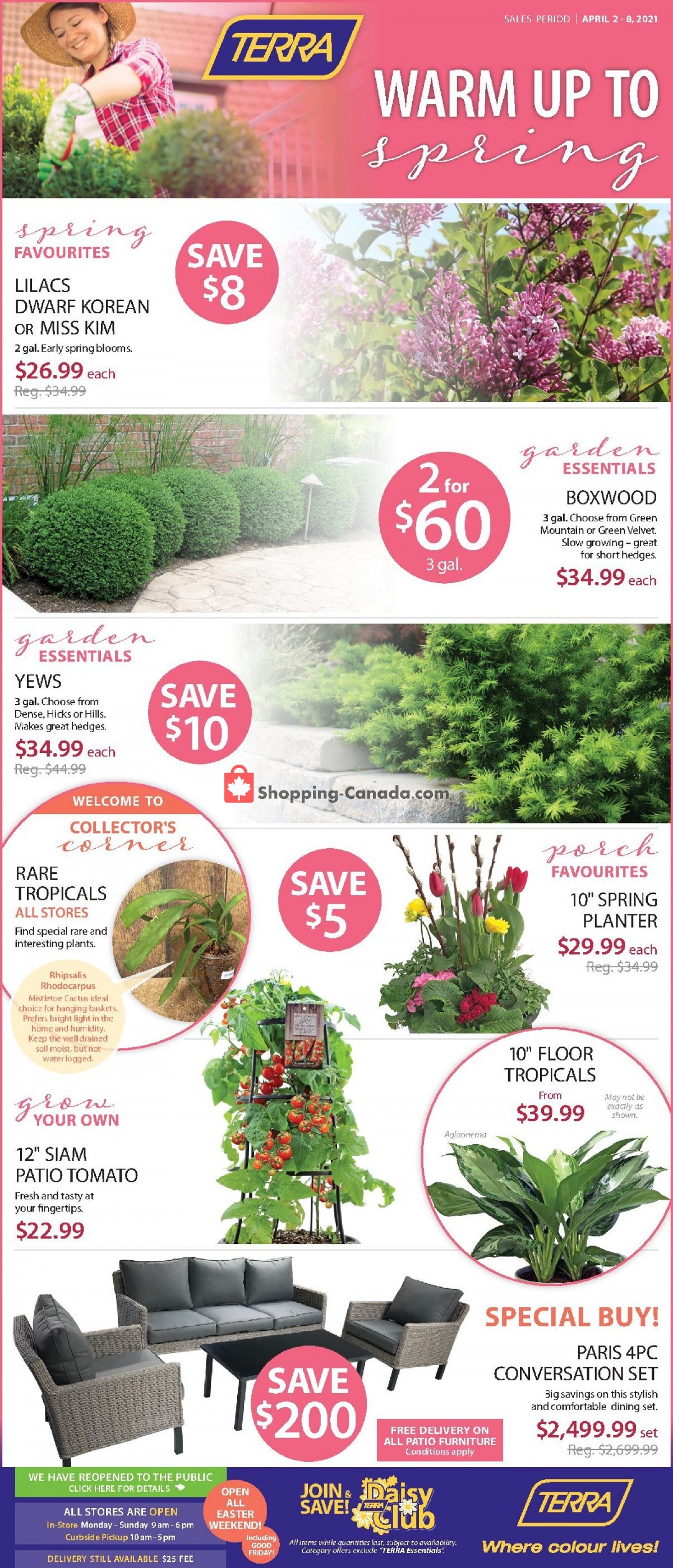 Terra Green Houses flyer from Friday April 2, 2021 to Thursday April 8, 2021 - page 1