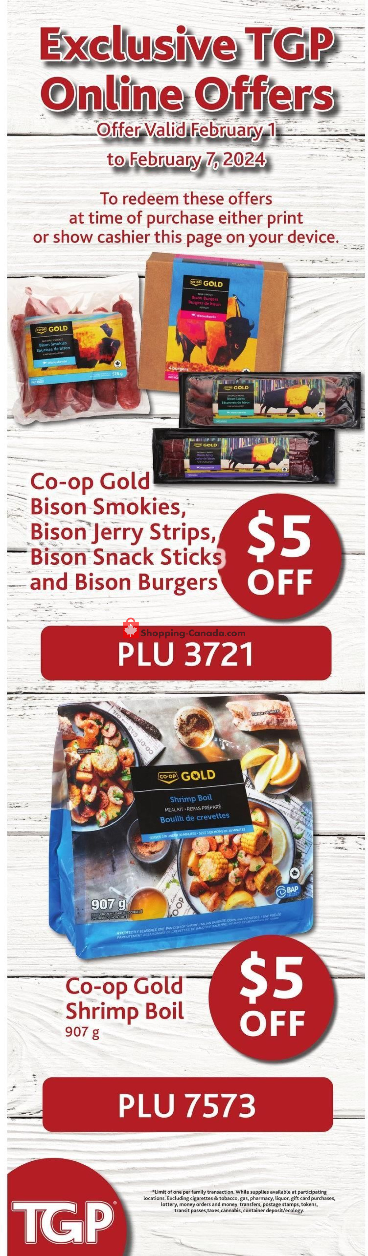 TGP flyer from Thursday February 1, 2024 to Wednesday February 7, 2024 - page 7