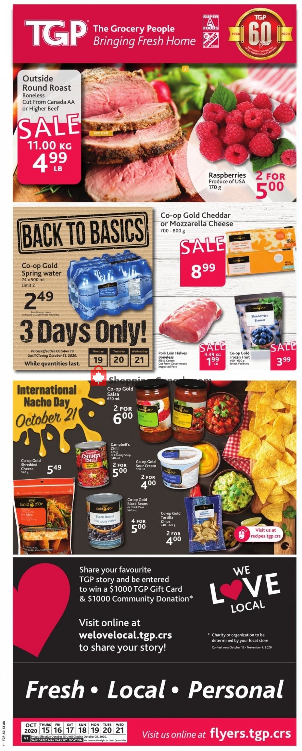 TGP flyer from Thursday October 15, 2020 to Wednesday October 21, 2020 - page 1