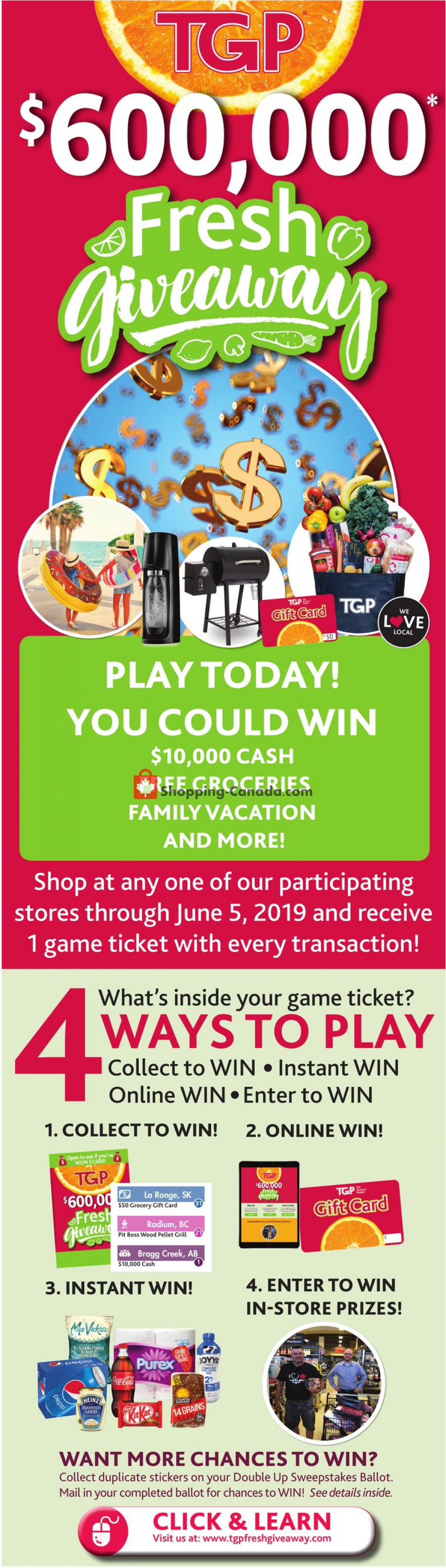 TGP flyer from Thursday May 16, 2019 to Wednesday May 22, 2019 - page 1