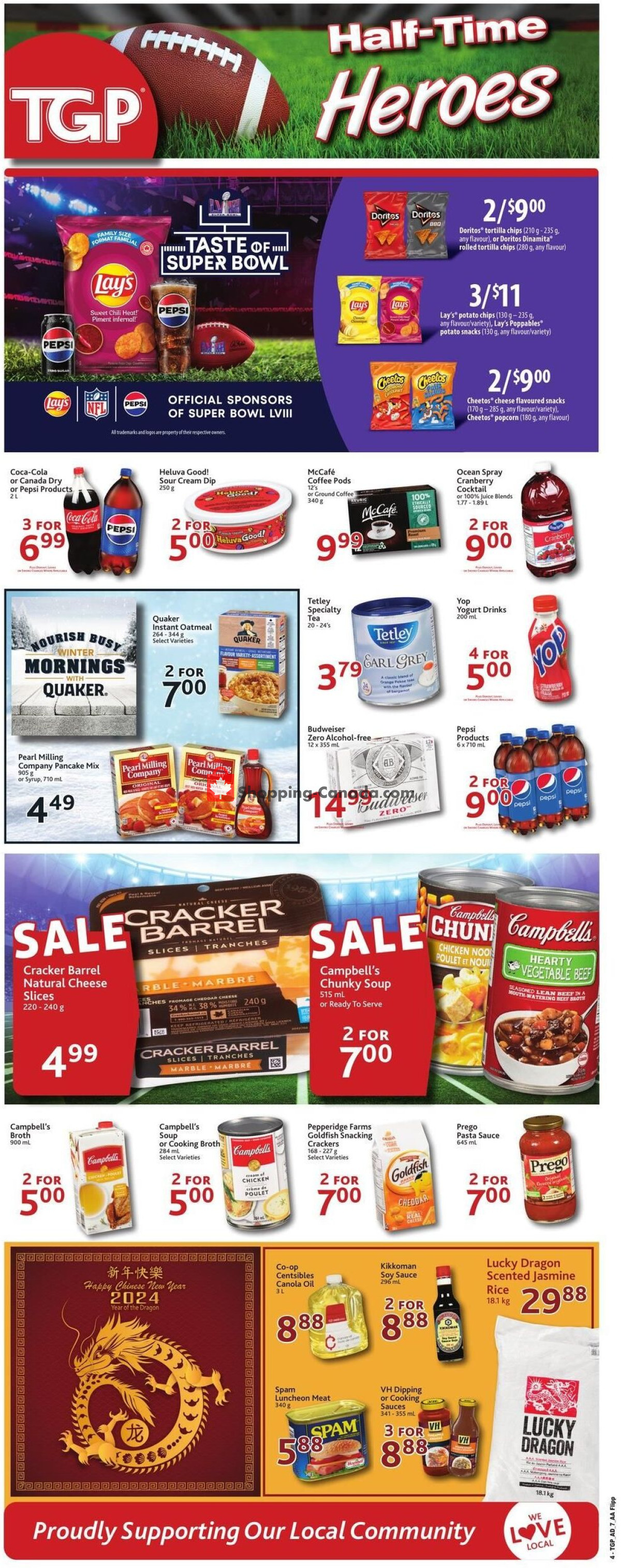 TGP flyer from Thursday February 8, 2024 to Wednesday February 14, 2024 - page 4