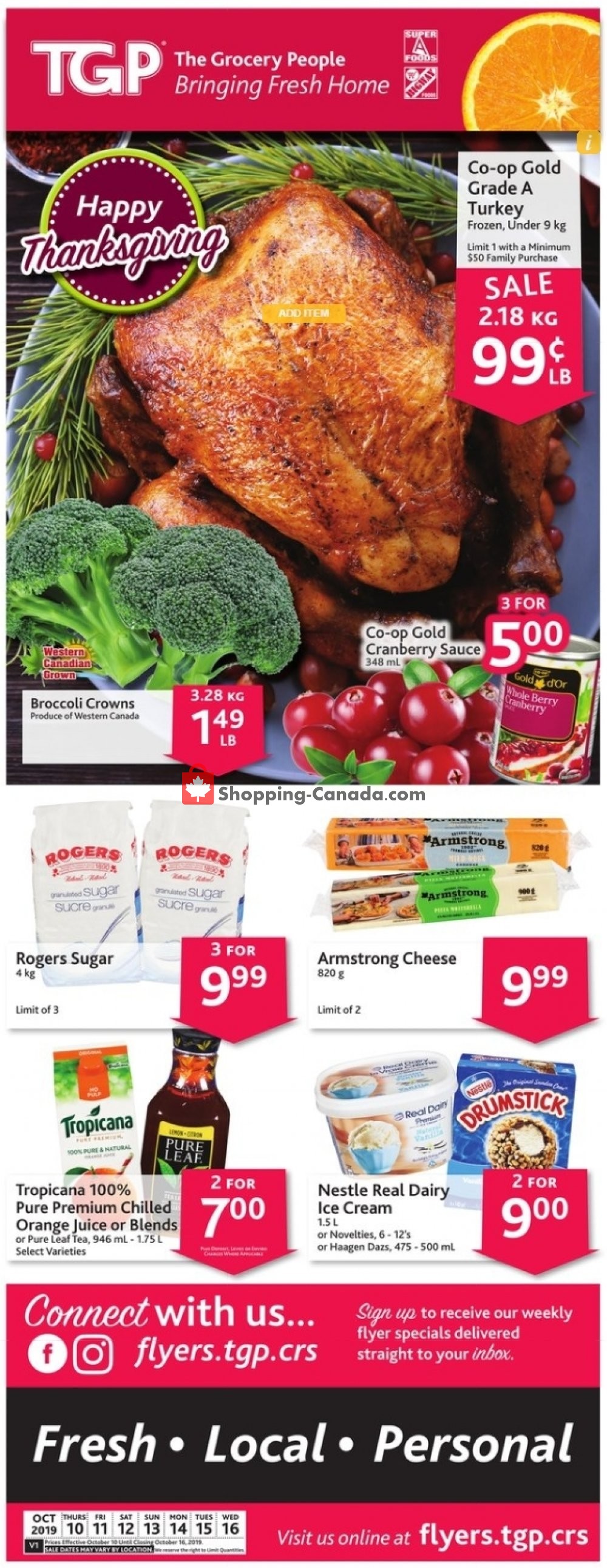 TGP flyer from Thursday October 10, 2019 to Wednesday October 16, 2019 - page 1