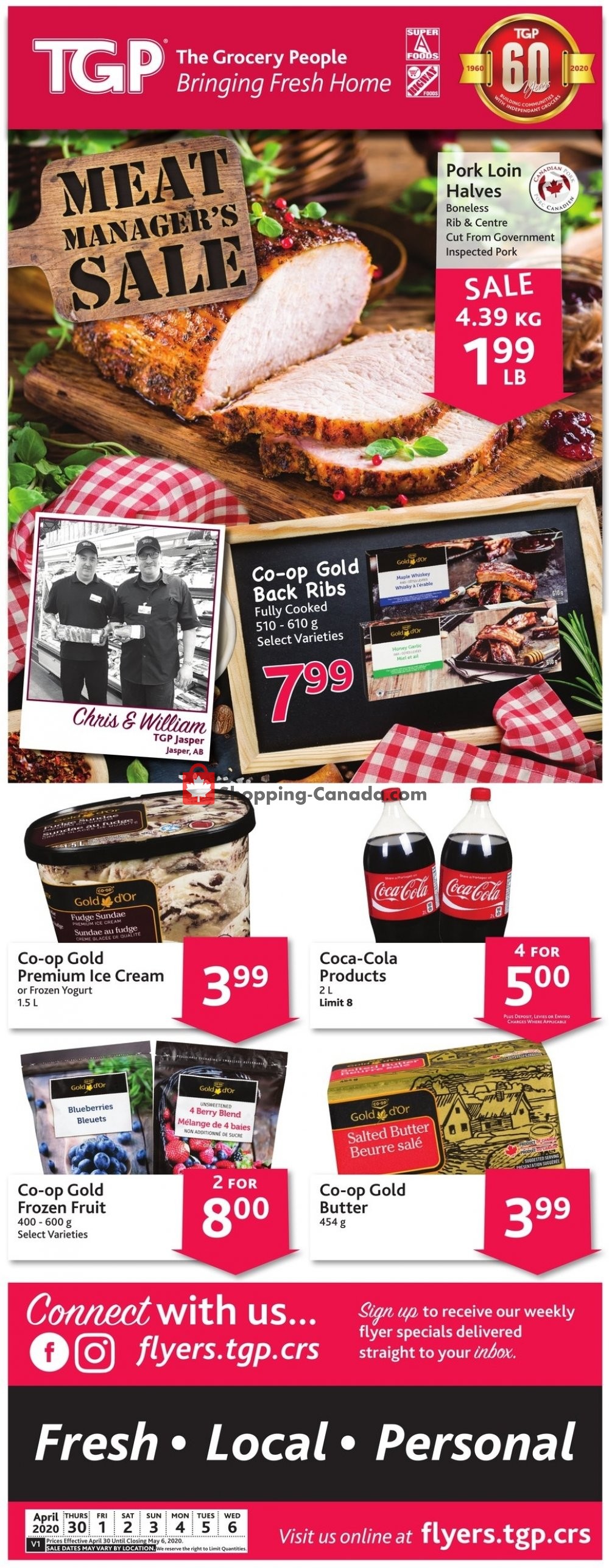 TGP flyer from Thursday April 30, 2020 to Wednesday May 6, 2020 - page 1