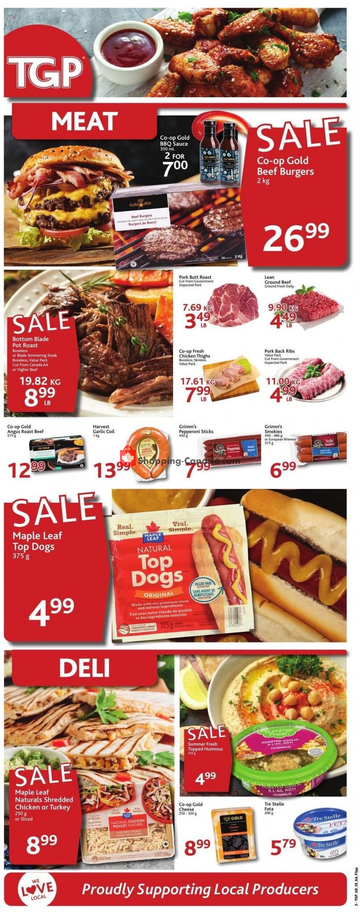 TGP Canada, flyer (Scratch, Snap & Win) September 15 September 21