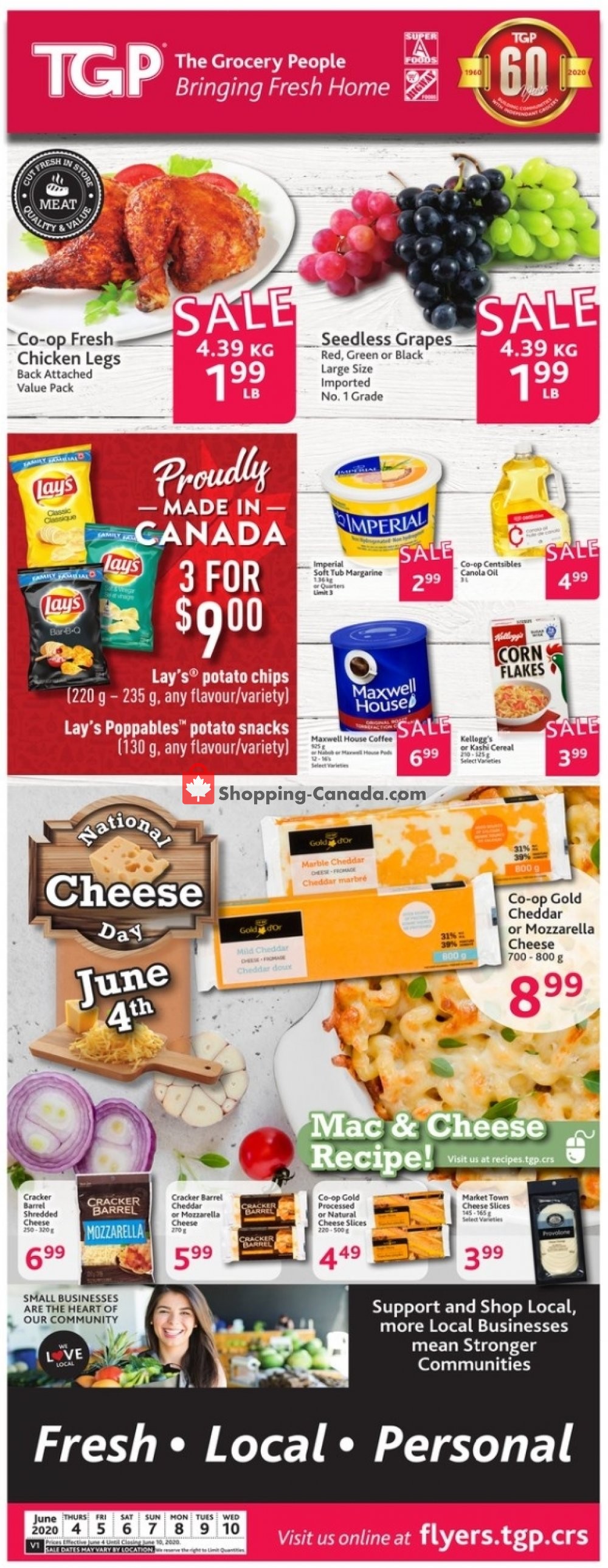 TGP flyer from Thursday June 4, 2020 to Wednesday June 10, 2020 - page 1