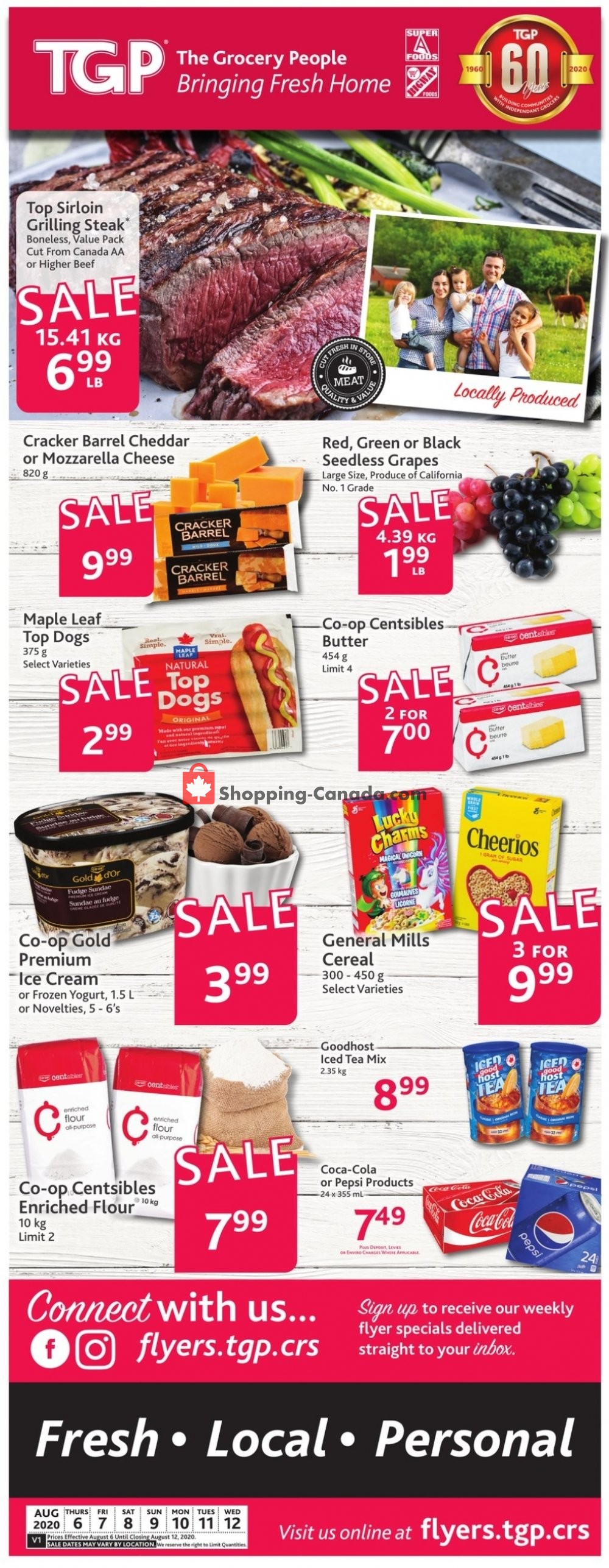 TGP flyer from Thursday August 6, 2020 to Wednesday August 12, 2020 - page 1