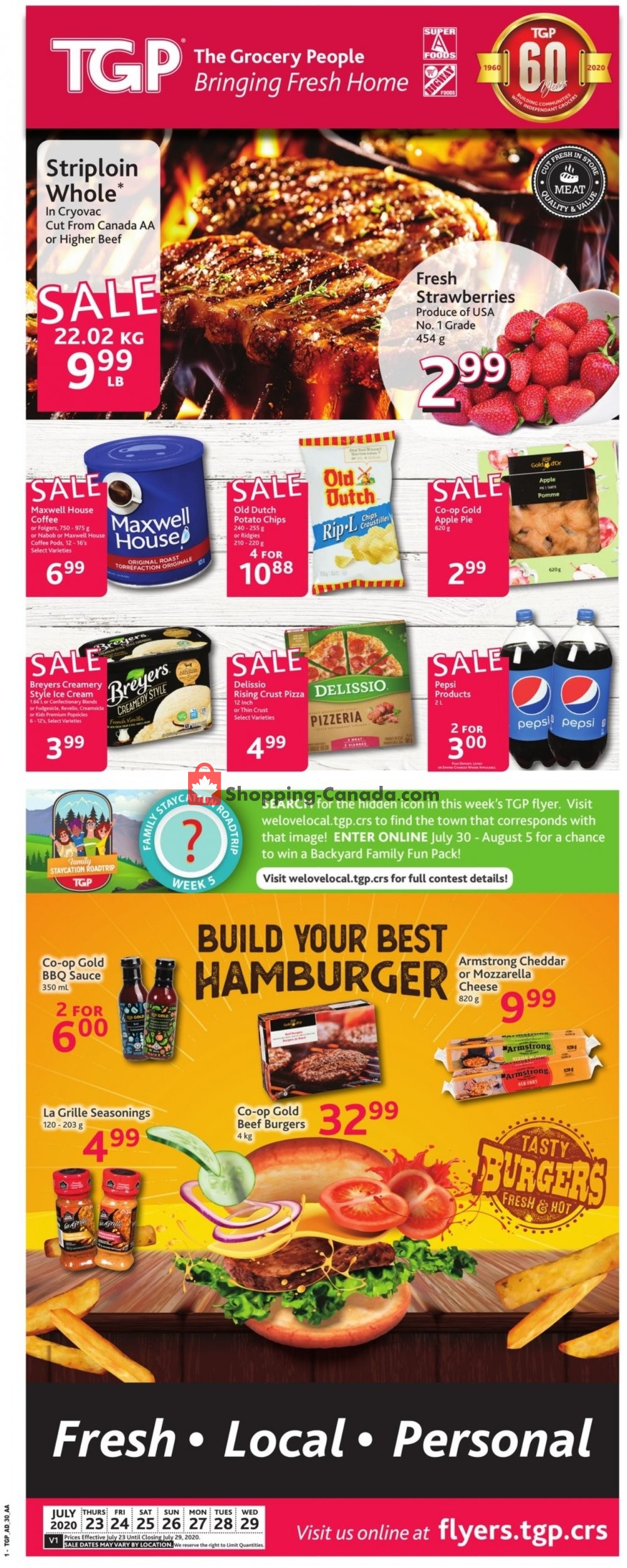 TGP Canada, flyer (Weekly Special Offer) July 23 July 29, 2020