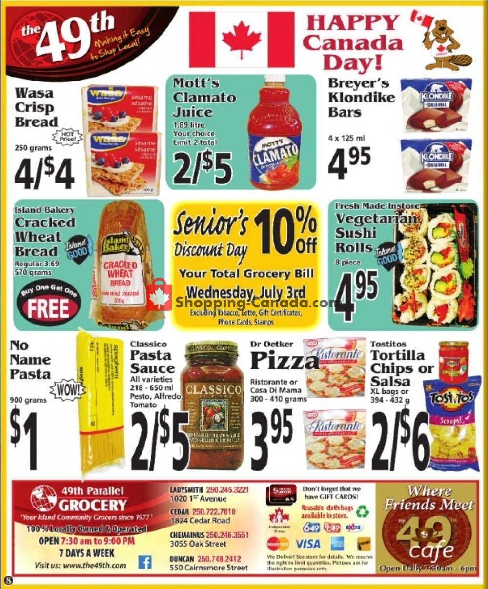 The 49th Parallel Grocery flyer from Thursday June 27, 2019 to Wednesday July 3, 2019 - page 8