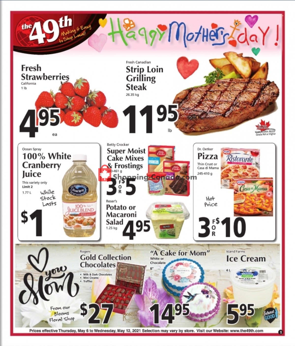 The 49th Parallel Grocery flyer from Thursday May 6, 2021 to Wednesday May 12, 2021 - page 1