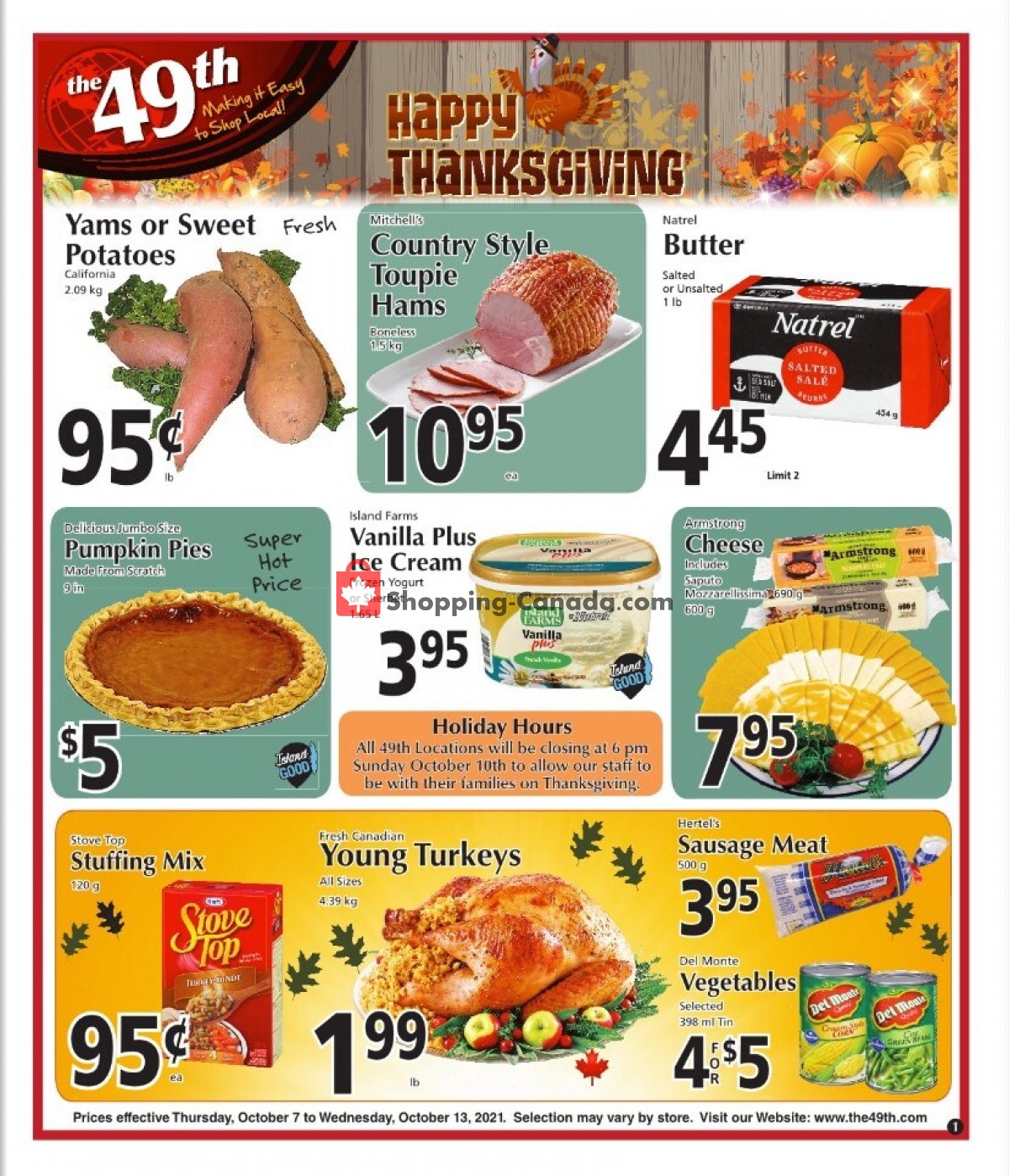 The 49th Parallel Grocery flyer from Thursday October 7, 2021 to Wednesday October 13, 2021 - page 1