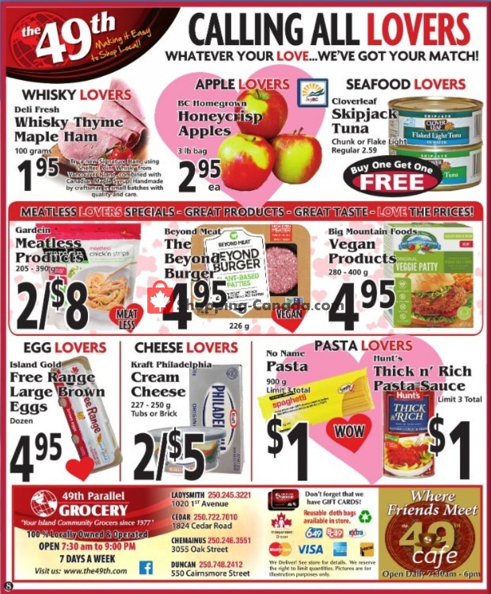 The 49th Parallel Grocery flyer from Thursday February 6, 2020 to Wednesday February 12, 2020 - page 8