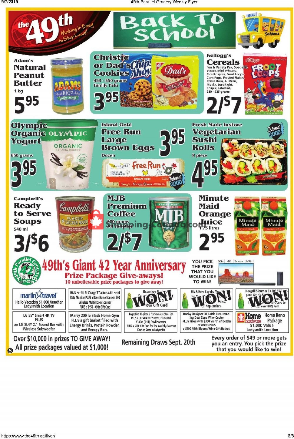 The 49th Parallel Grocery flyer from Thursday September 5, 2019 to Wednesday September 11, 2019 - page 8