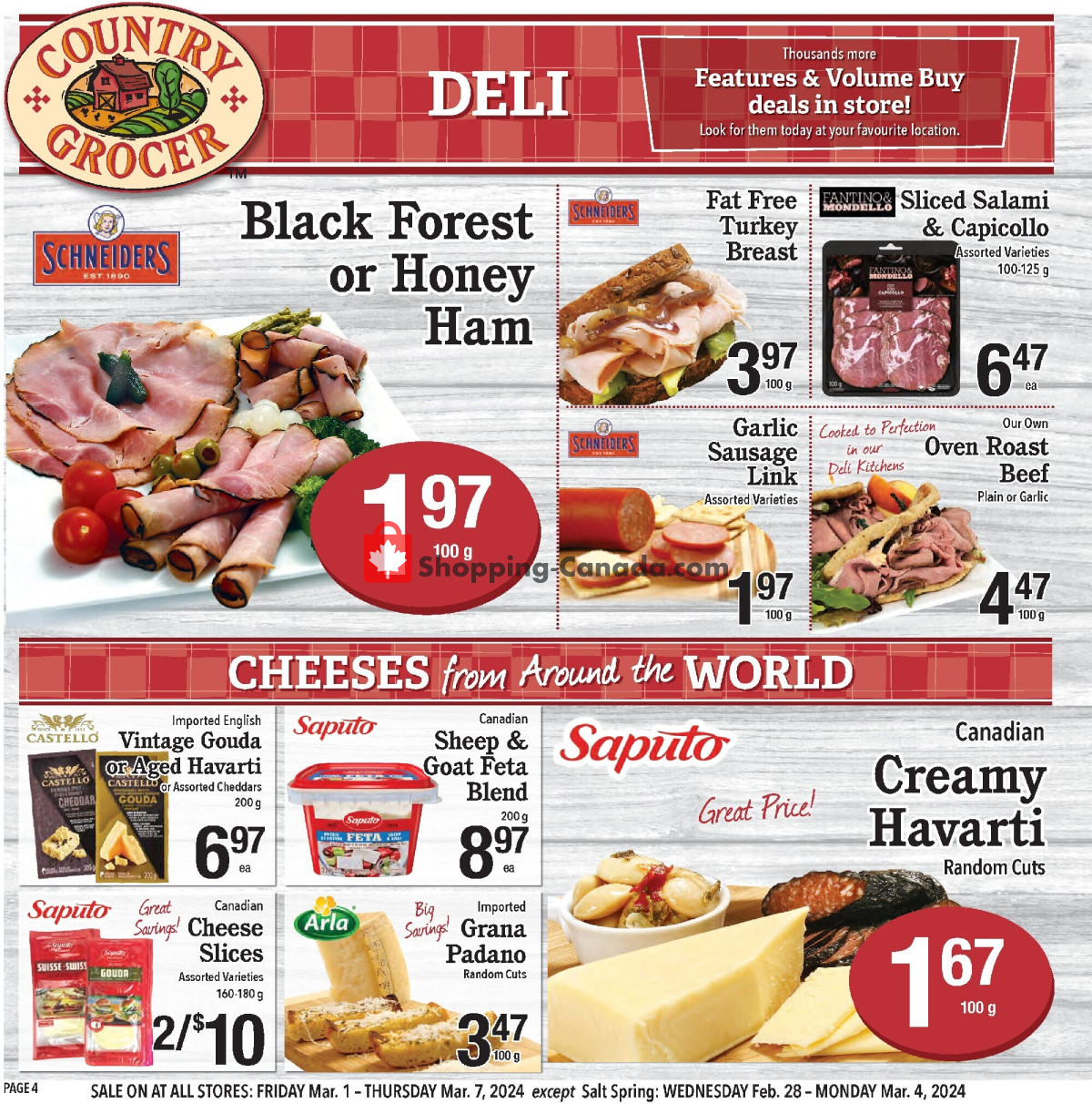 The 49th Parallel Grocery flyer from Friday March 1, 2024 to Thursday March 7, 2024 - page 4