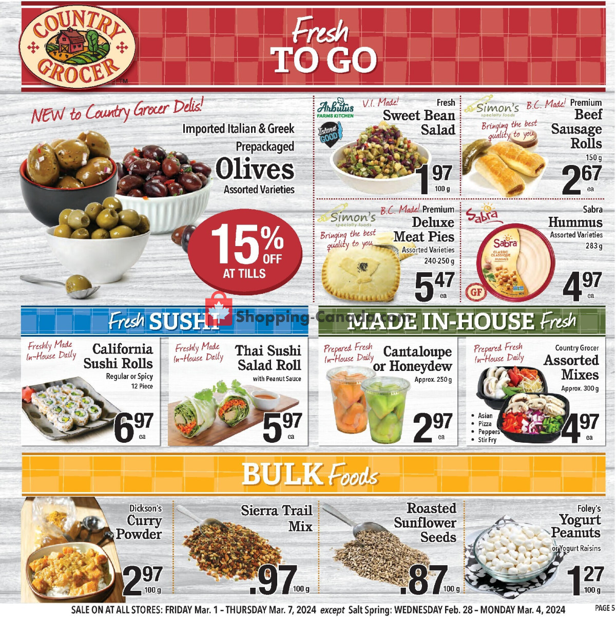 The 49th Parallel Grocery flyer from Friday March 1, 2024 to Thursday March 7, 2024 - page 5