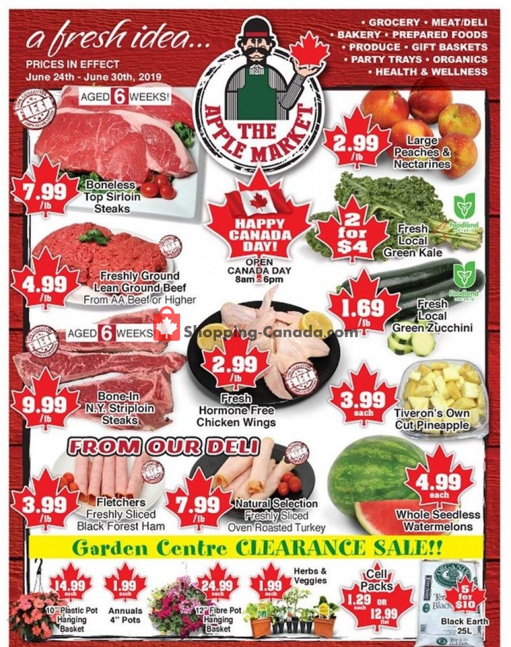 flyer and weekly ads the apple market canada happy market basket sale flyer