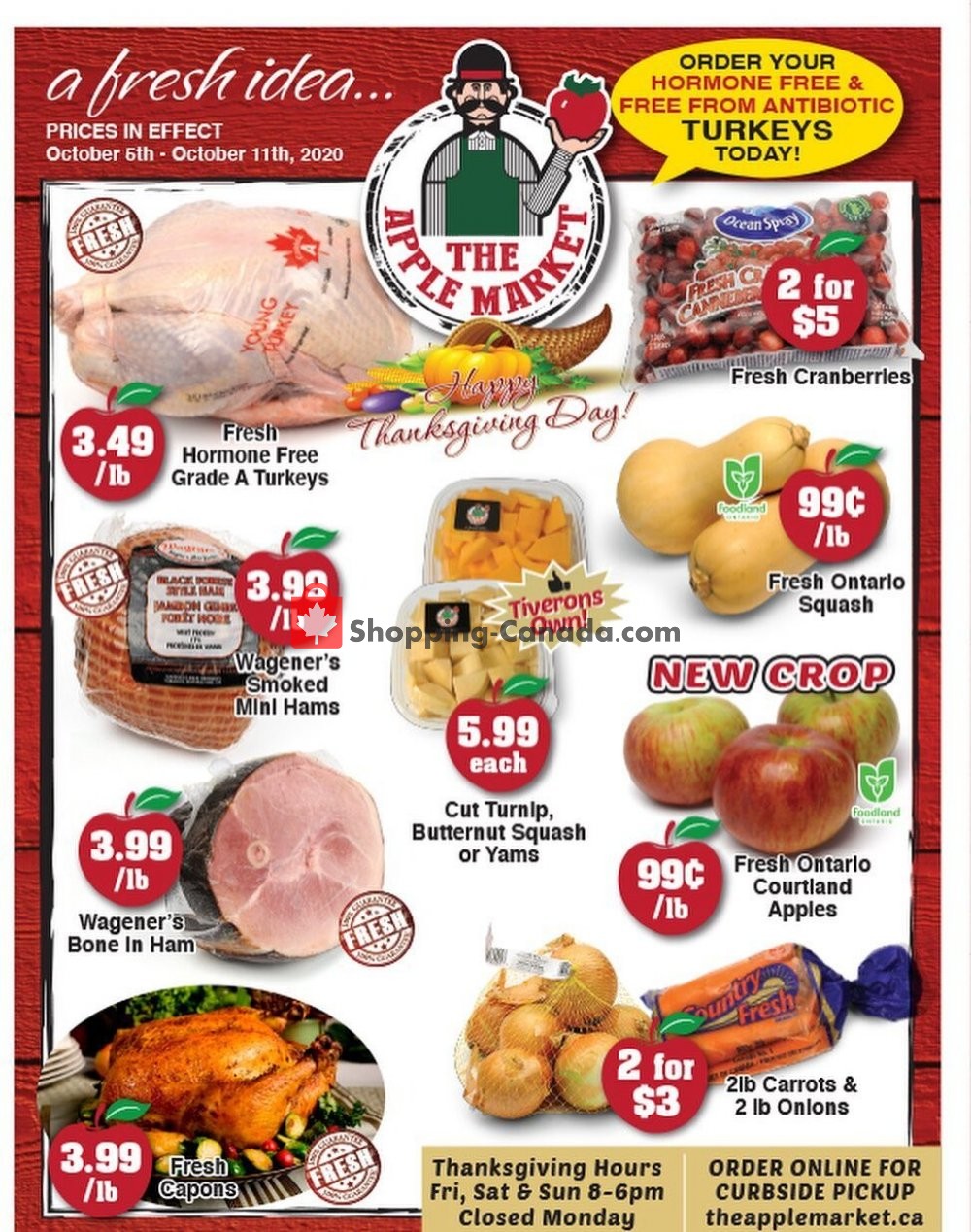 The Apple Market flyer from Tuesday October 6, 2020 to Sunday October 11, 2020 - page 1