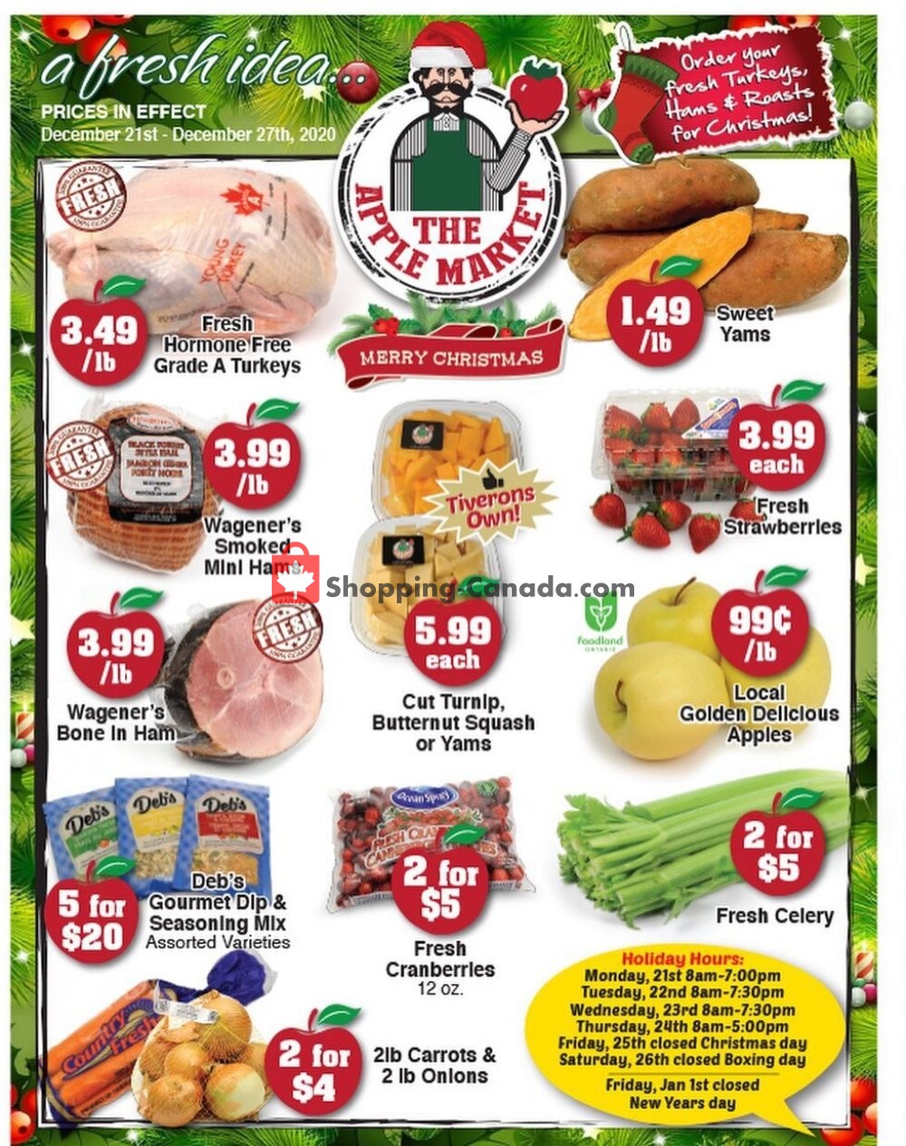 The Apple Market flyer from Monday December 21, 2020 to Sunday December 27, 2020 - page 1