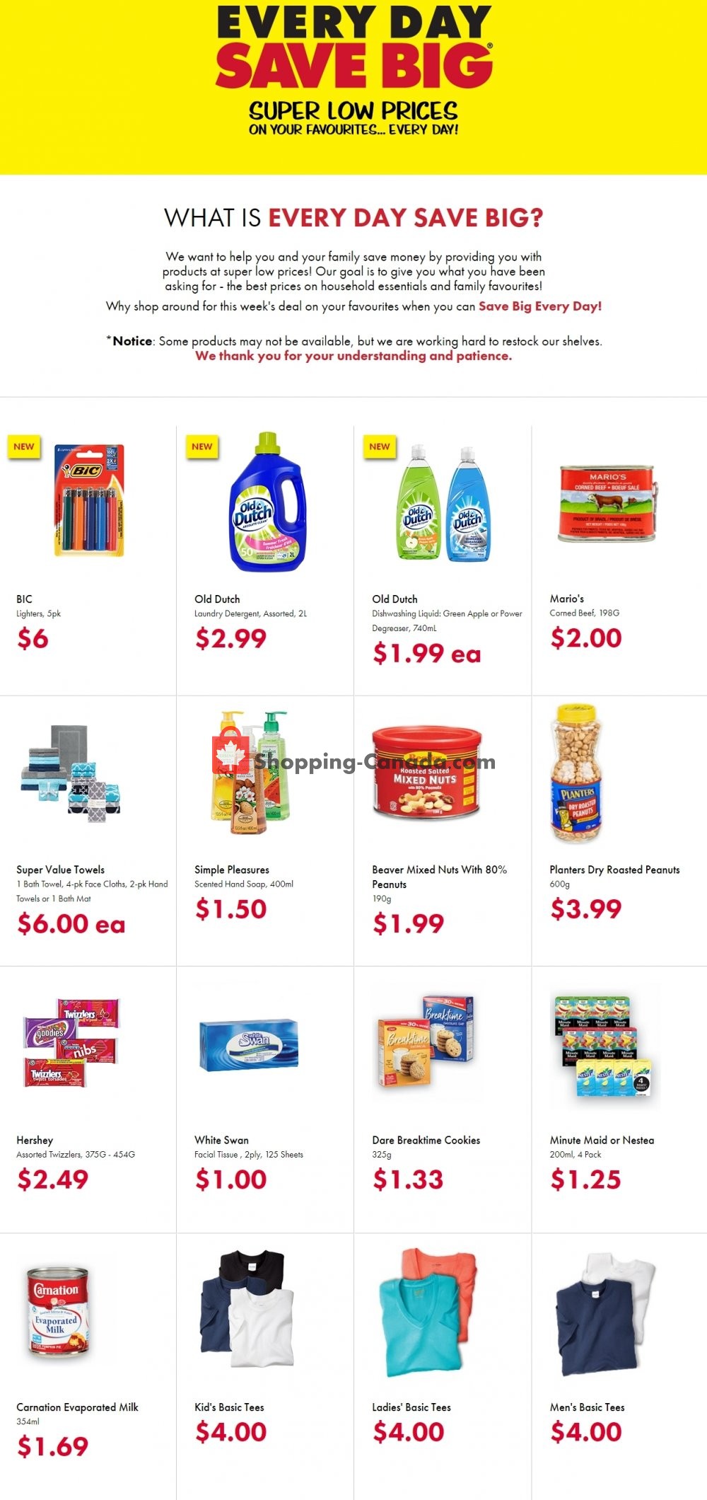 The Bargain! Shop flyer from Sunday April 19, 2020 to Monday April 20, 2020 - page 1