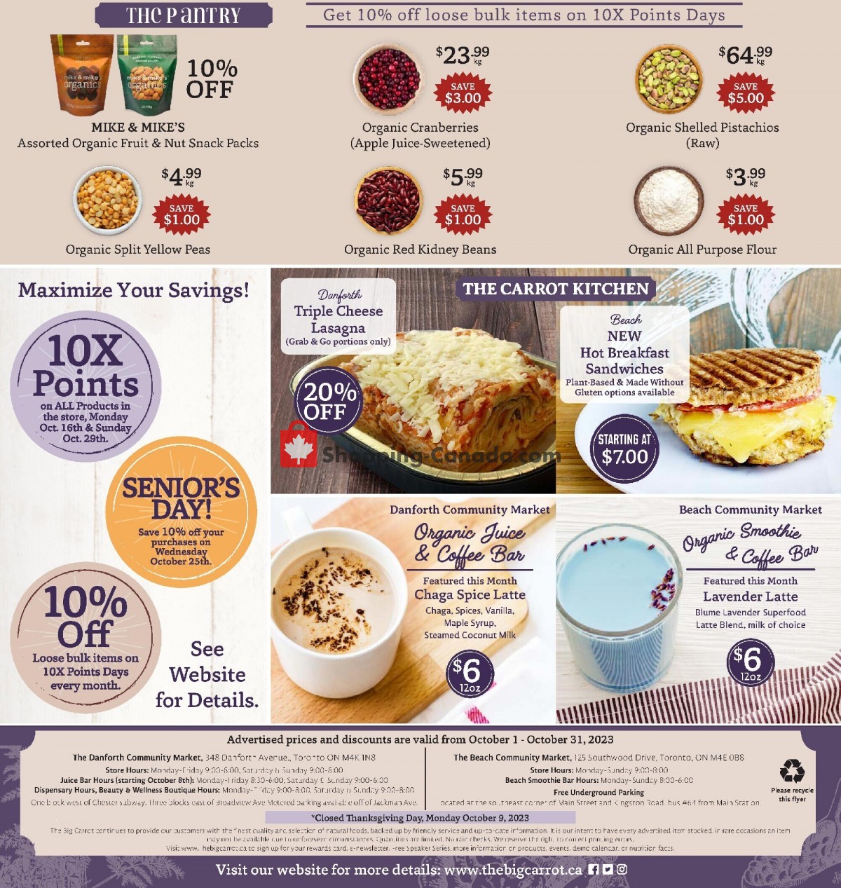 The Big Carrot flyer from Sunday October 1, 2023 to Tuesday October 31, 2023 - page 8