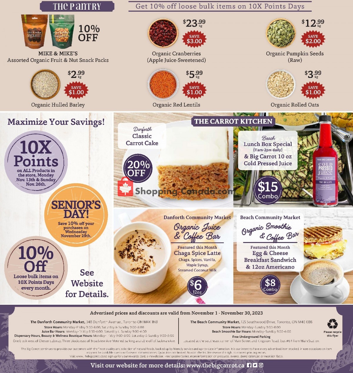 The Big Carrot flyer from Wednesday November 1, 2023 to Thursday November 30, 2023 - page 8