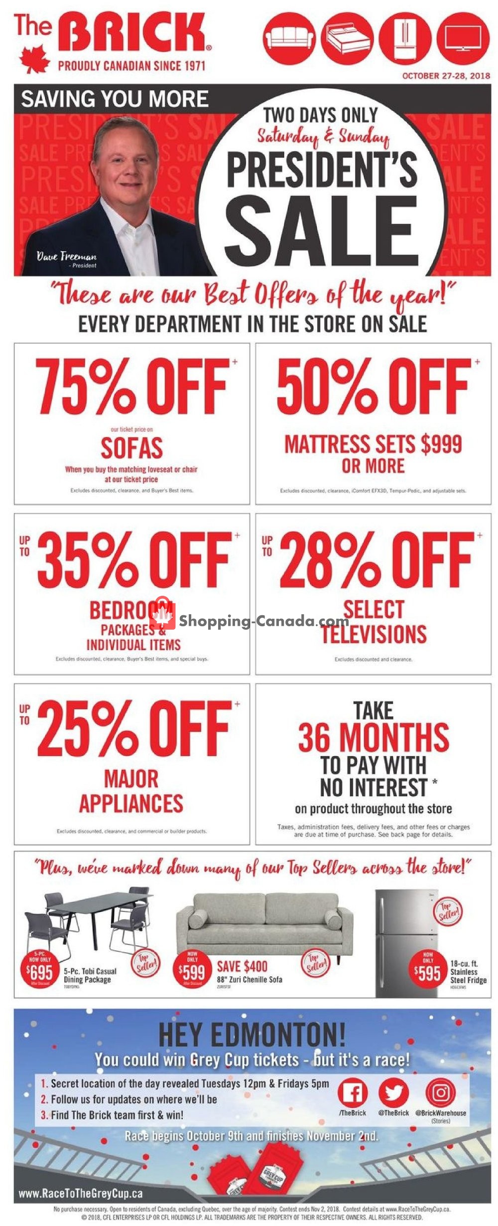 The Brick flyer from Saturday October 27, 2018 to Sunday October 28, 2018 - page 2