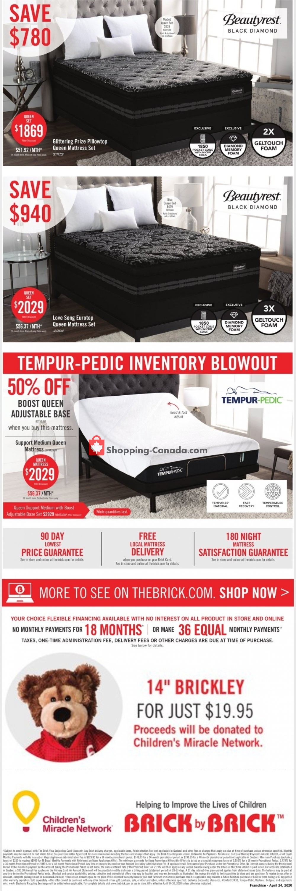 The Brick flyer from Friday April 24, 2020 to Thursday April 30, 2020 - page 18