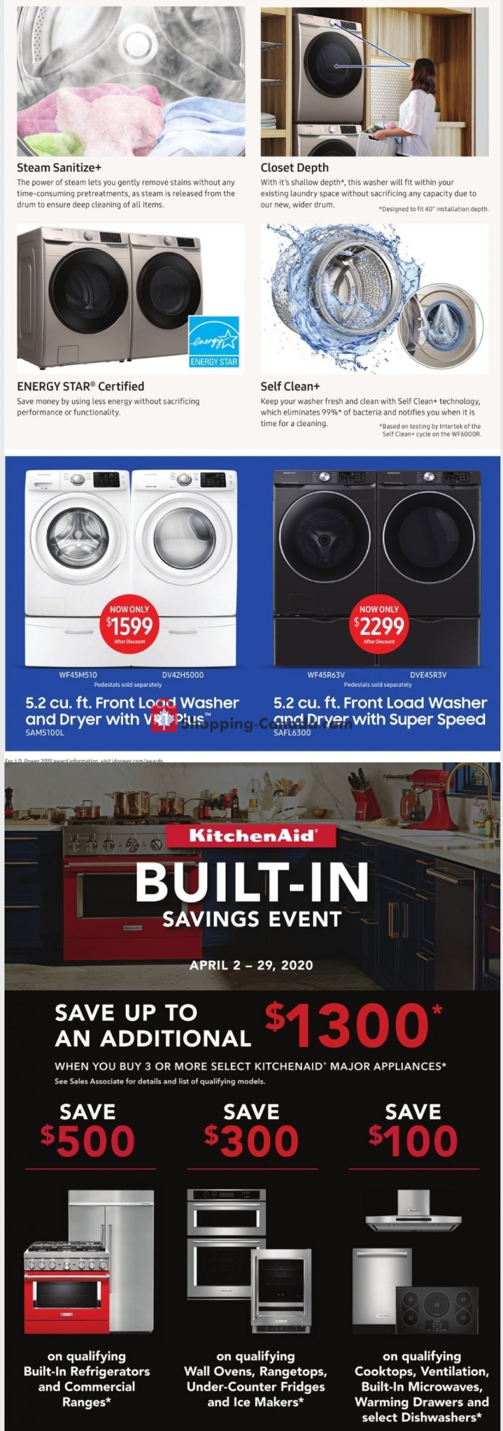 The Brick Canada, flyer (Appliance Savings Event Atlantic) April