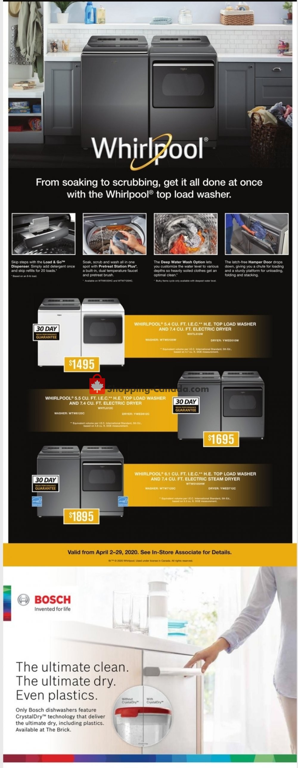 The Brick flyer from Friday April 24, 2020 to Thursday April 30, 2020 - page 6