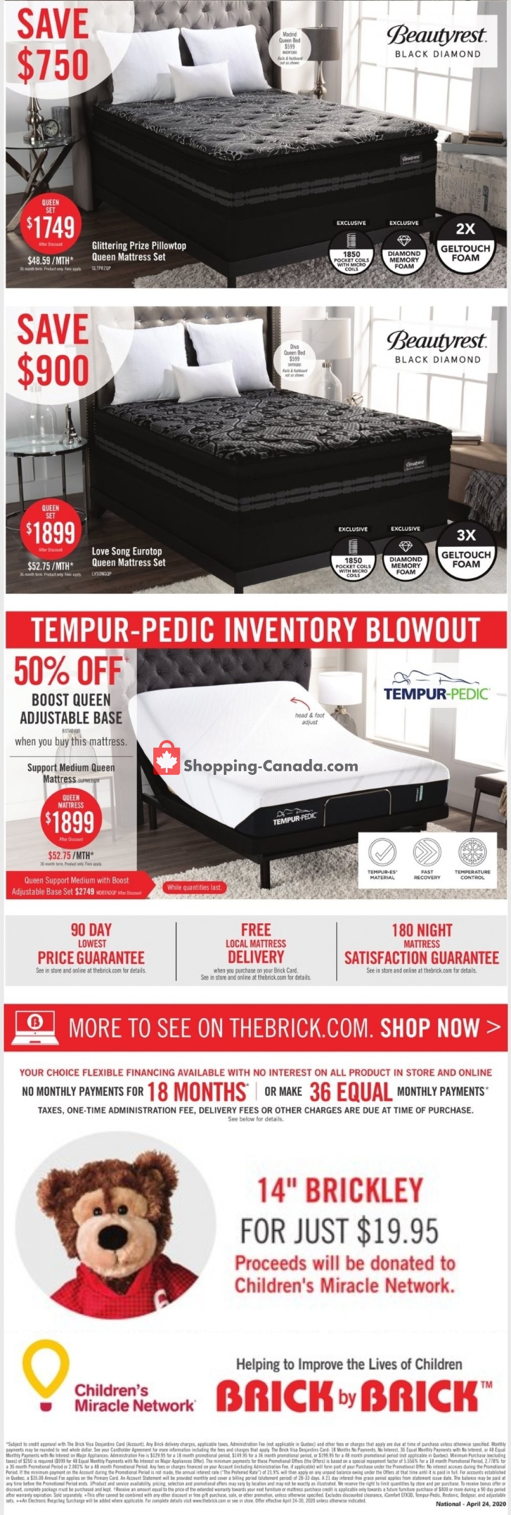 The Brick flyer from Friday April 24, 2020 to Thursday April 30, 2020 - page 17