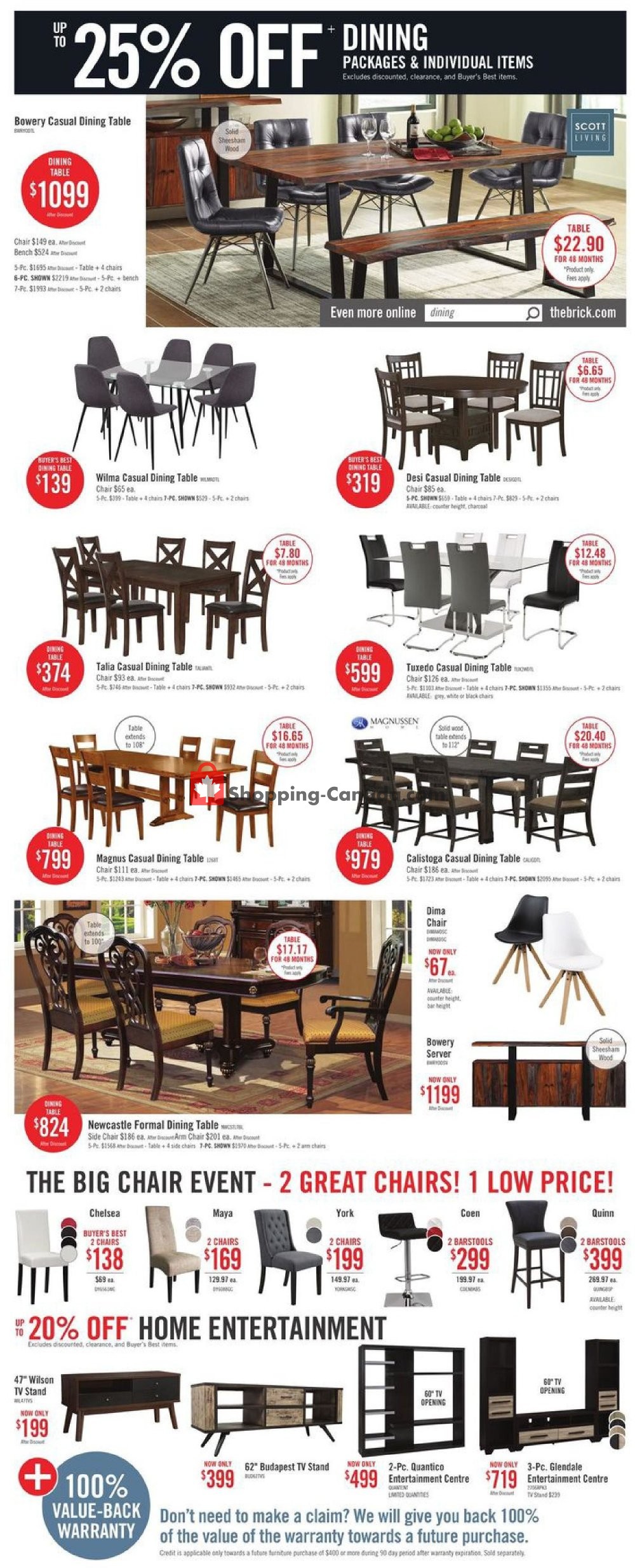 The Brick flyer from Friday November 30, 2018 to Thursday December 6, 2018 - page 4