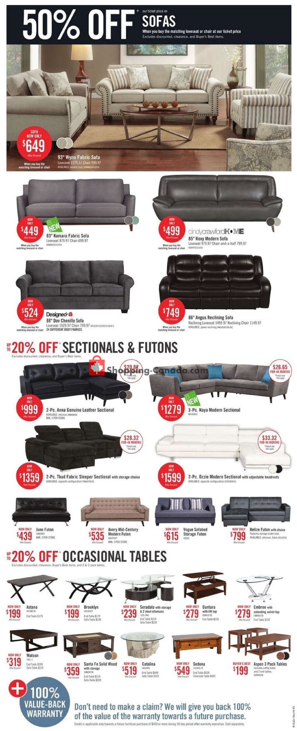 The Brick flyer from Friday November 16, 2018 to Thursday November 22, 2018 - page 2