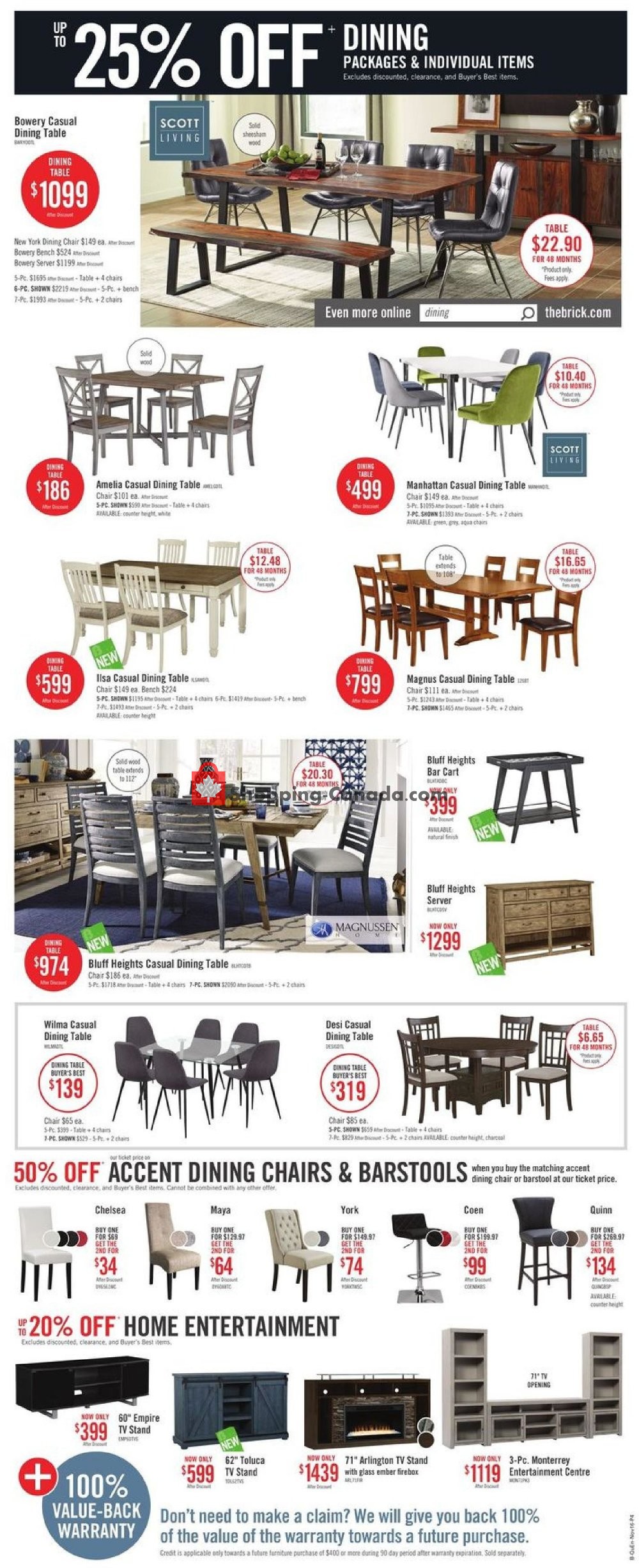 The Brick flyer from Friday November 16, 2018 to Thursday November 22, 2018 - page 4