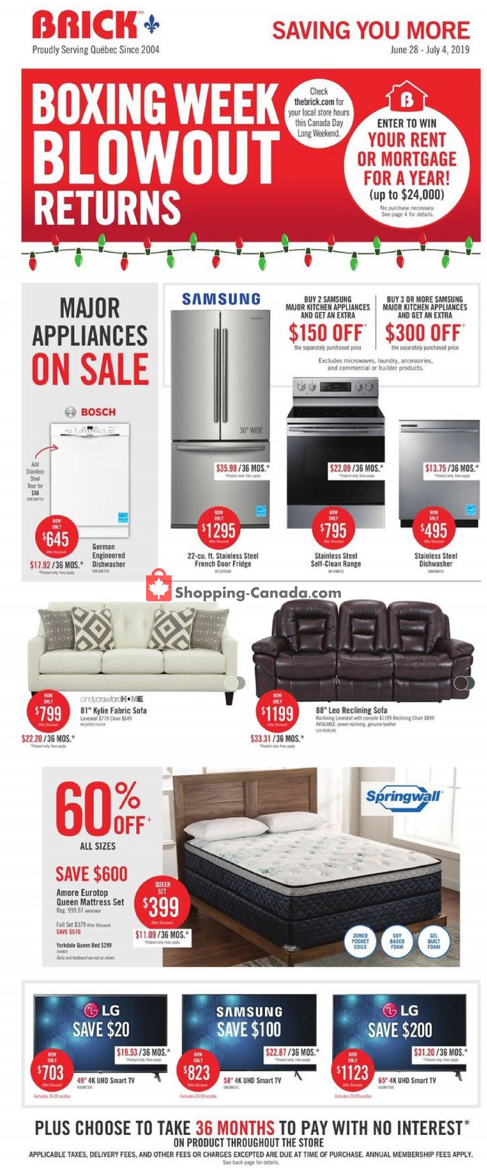 The Brick flyer from Friday June 28, 2019 to Thursday July 4, 2019 - page 3