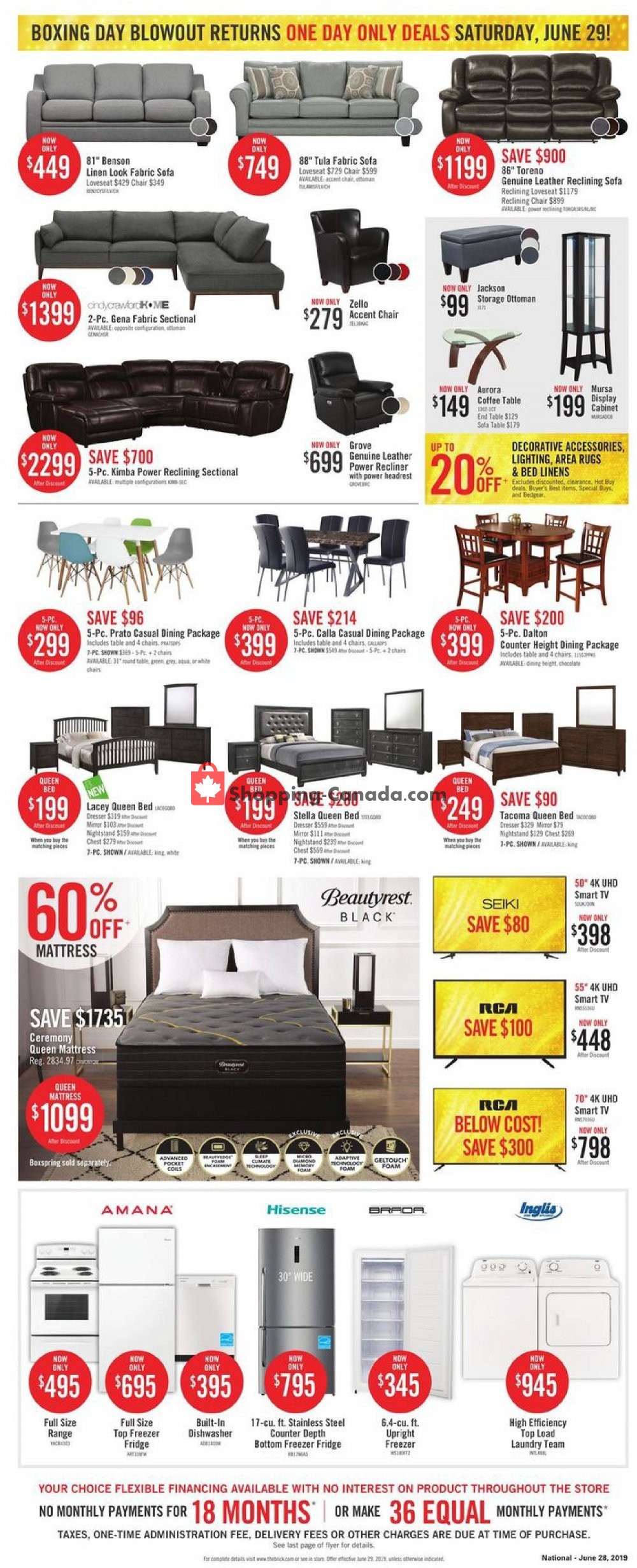 The Brick flyer from Friday June 28, 2019 to Thursday July 4, 2019 - page 2