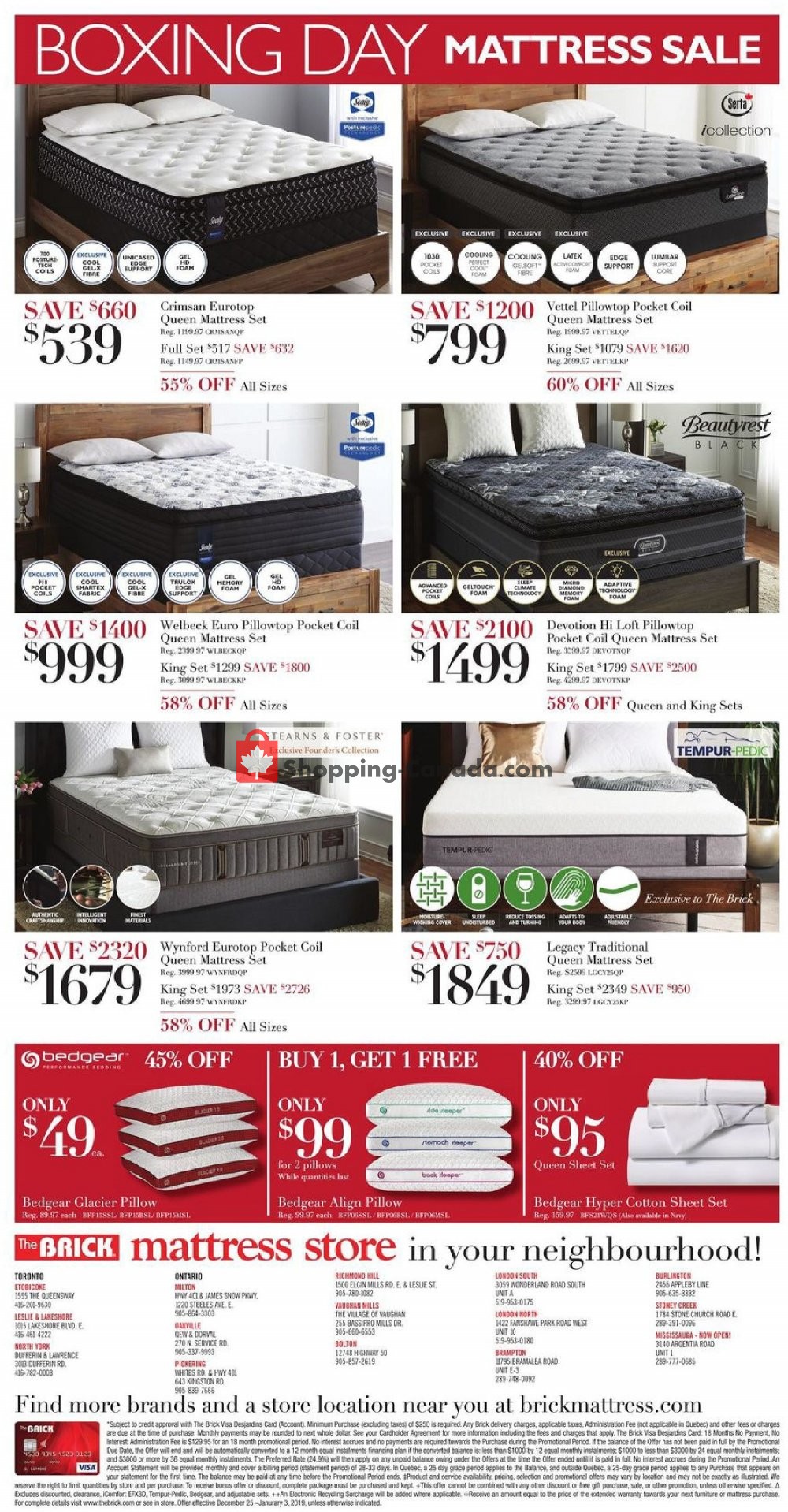 The Brick flyer from Tuesday December 25, 2018 to Thursday January 3, 2019 - page 2