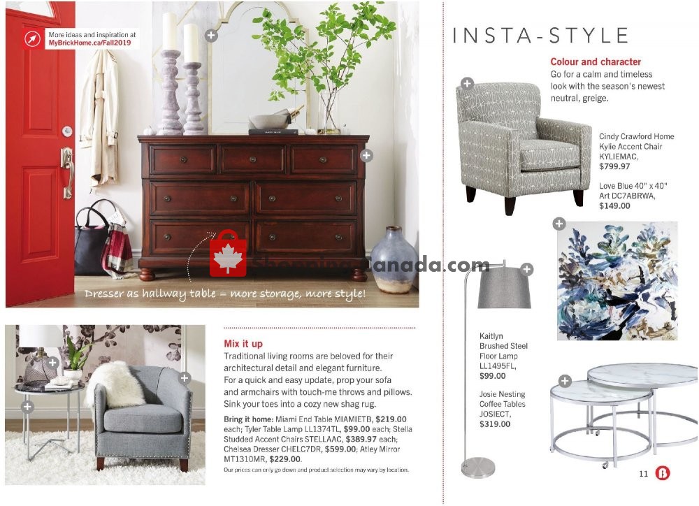 The Brick flyer from Wednesday August 21, 2019 to Thursday October 31, 2019 - page 11