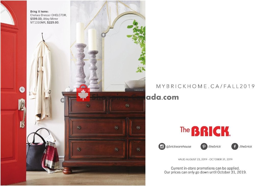 The Brick flyer from Wednesday August 21, 2019 to Thursday October 31, 2019 - page 24