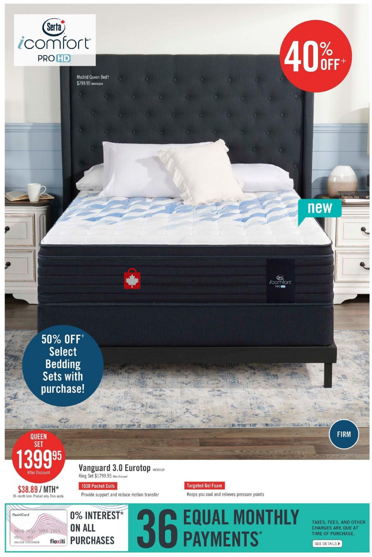 The Brick Canada, flyer (Mattress Store Long Weekend Savings ON) April 4 April 20, 2023