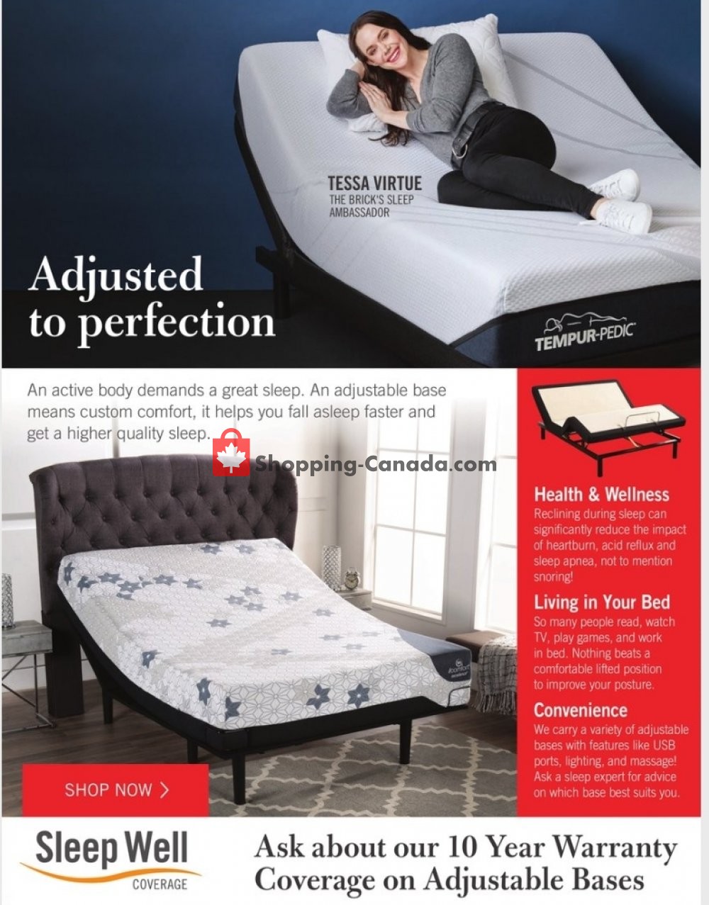 The Brick Canada, flyer (Mattress Store ON) August 24 September