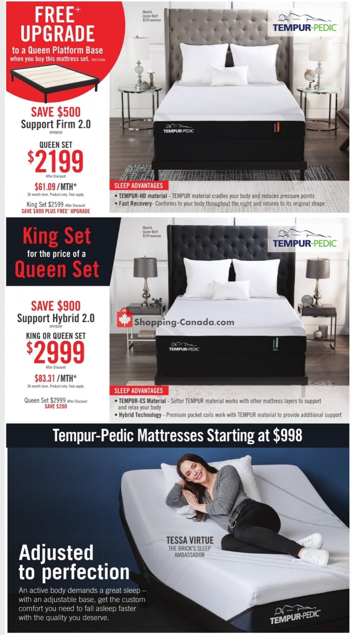 The Brick Canada, flyer (Mattress Store ON) March 9 March 24